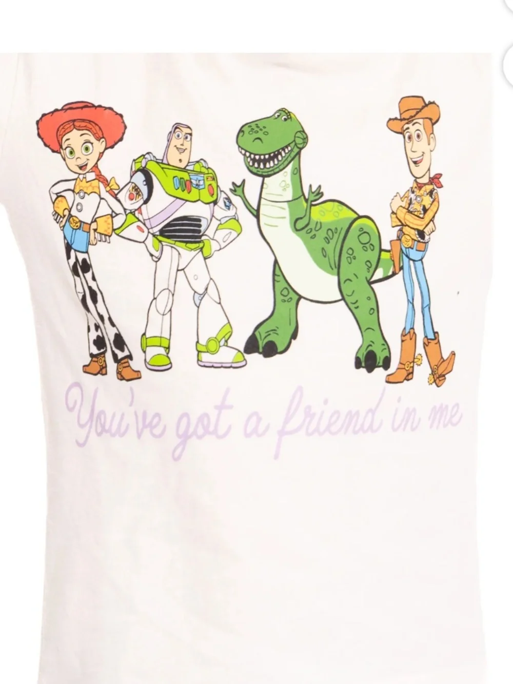 Toy Story Unisex Ivory Tee Shirt Size 5T NWT